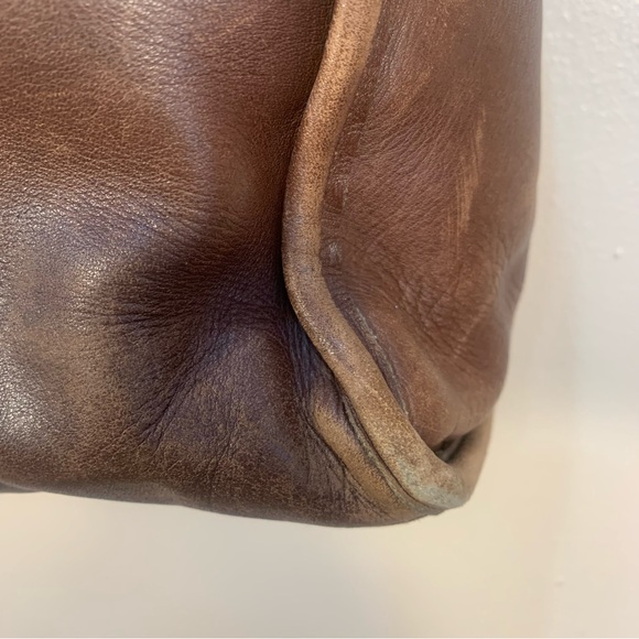 Coach VTG Rare Leather Large Shoulder Tote Bag 7303 USA - Picture 2 of 14